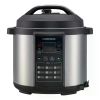 Programmable Digital Pressure Cooker, 6 Quart Rice Cooker Electric Steamer Cooker