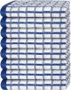 Premium Dish Towels for Kitchen with Hanging Loop 8 Pack Heavy Duty Absorbent 100% Cotton 410 GSM Terry Kitchen Towels 16x26 in Blue