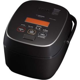 Zojirushi NW-JEC18BA Pressure Induction Heating (IH) Rice Cooker & Warmer, 10-Cup, Made in Japan