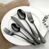 Silverware Set, 45 Piece Stainless Steel Flatware Cutlery Set Service for 9, Include Knife Fork Spoon, Stylish Mirror Finish