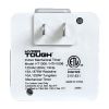 Hyper Tough Indoor Analog Mini Timer with 1 Polarized Outlet